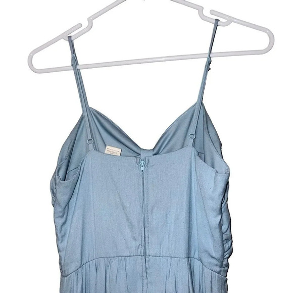 Altar'd State Bella Bow Midi Dress Baby Blue Size Small - Picture 3 of 6